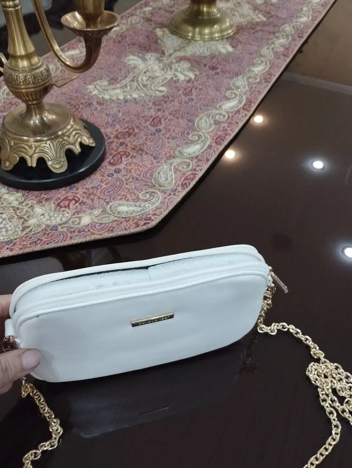 کیف دیوید جونز سفید|کیف، کفش، کمربند|تهران, میرداماد|دیوار