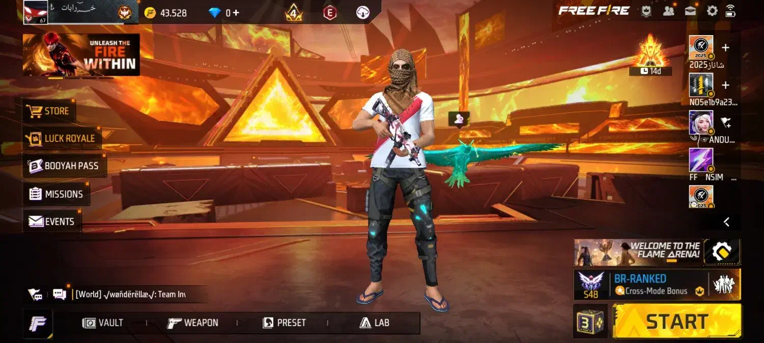 اکانت فری فایر گاد|کنسول، بازی ویدئویی و آنلاین|چابهار, |دیوار