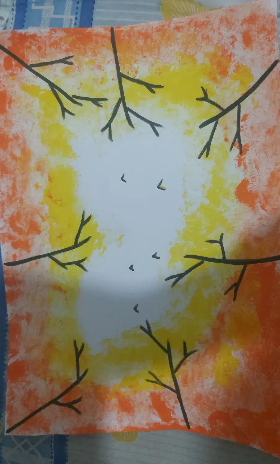 نقاشی پاییز|تابلو، نقاشی، عکس|بندر ماهشهر, |دیوار