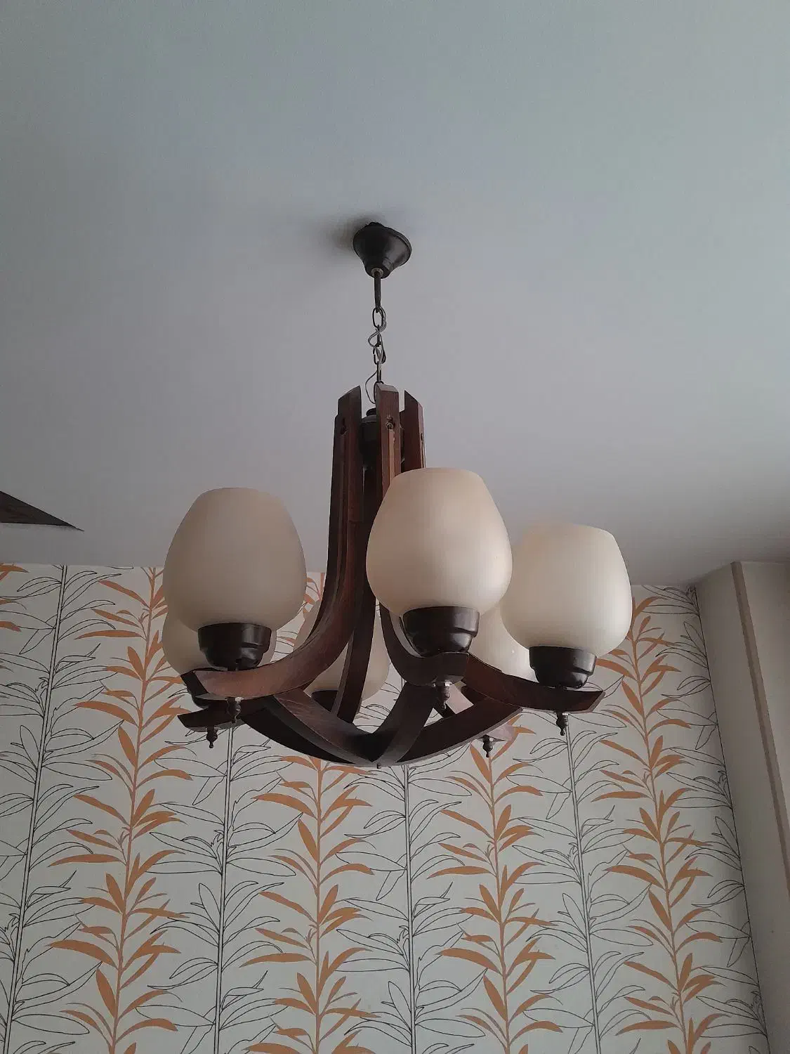 لوستر چوبی|لوستر و چراغ آویز|کرمانشاه, |دیوار