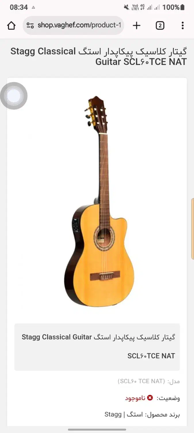 گیتار استگ|گیتار، بیس، امپلیفایر|بیرجند, |دیوار