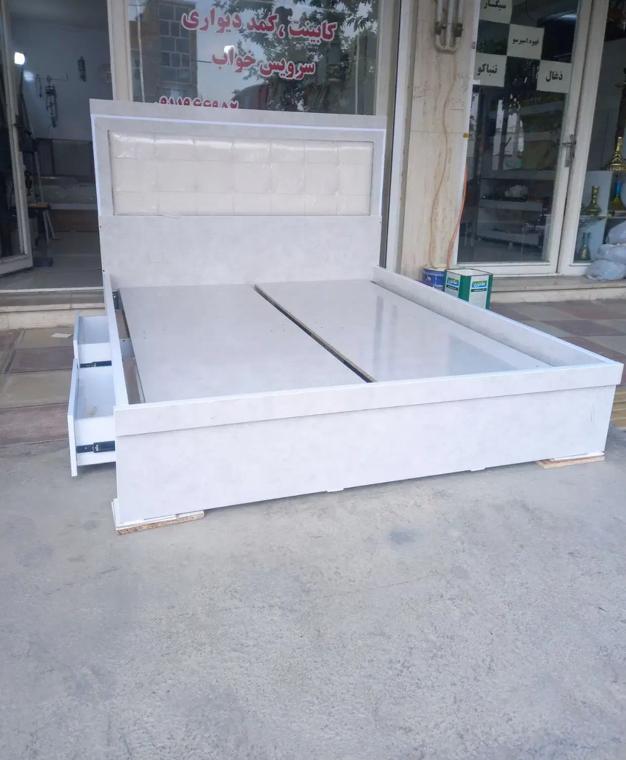 تخت خواب دو نفره|تخت و سرویس خواب|گنبد کاووس, |دیوار