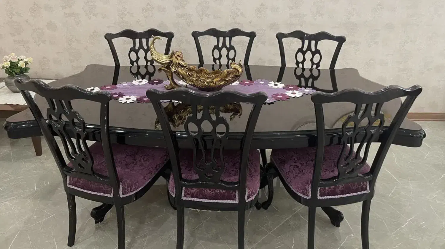 میز غذا خوری|میز و صندلی غذاخوری|سمنان, |دیوار