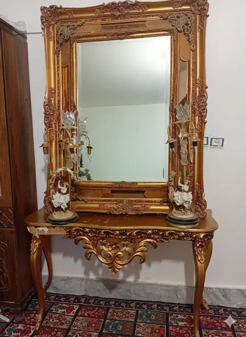 آیینه سلطنتی|مبلمان خانگی و میز عسلی|سبزوار, شهرک اندیشه|دیوار