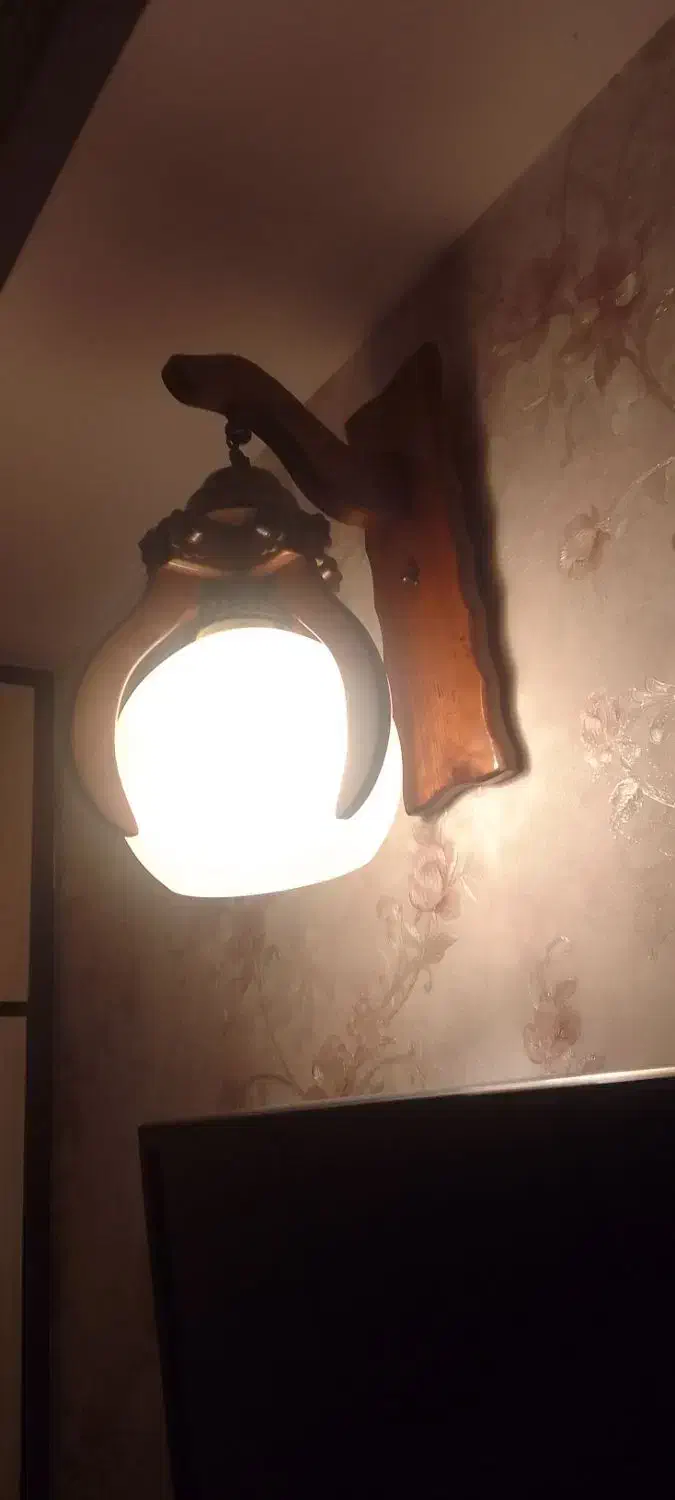 لوستر چوبی اتاق خواب|لوستر و چراغ آویز|تبریز, |دیوار