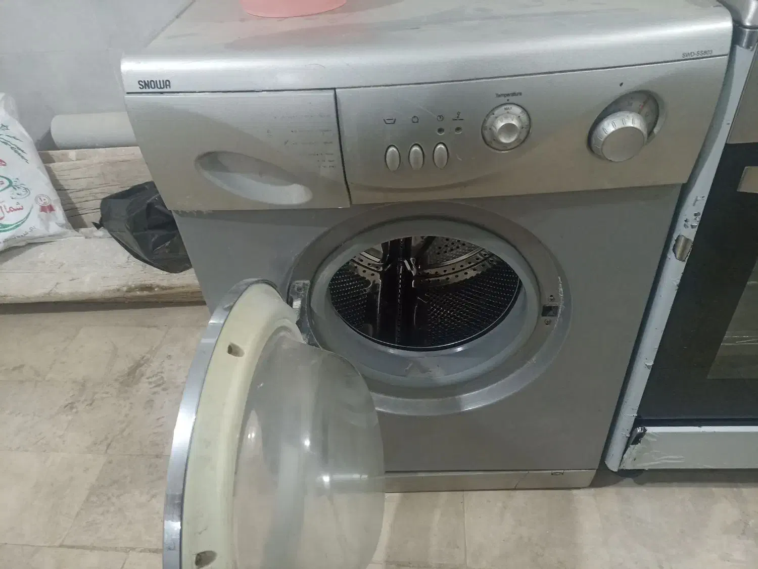 ماشین لباسشویی اسنوا سالم|ماشین لباسشویی و خشک‌کن لباس|قنوات, |دیوار