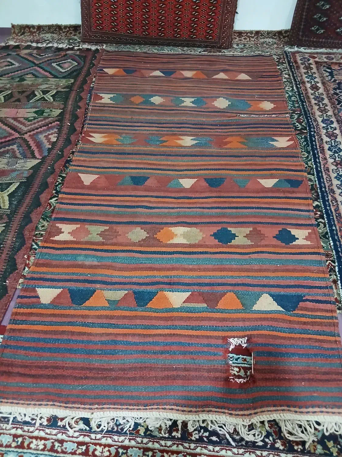 گلیم دستباف|گلیم، جاجیم، گبه|کرج, حصارک پایین|دیوار