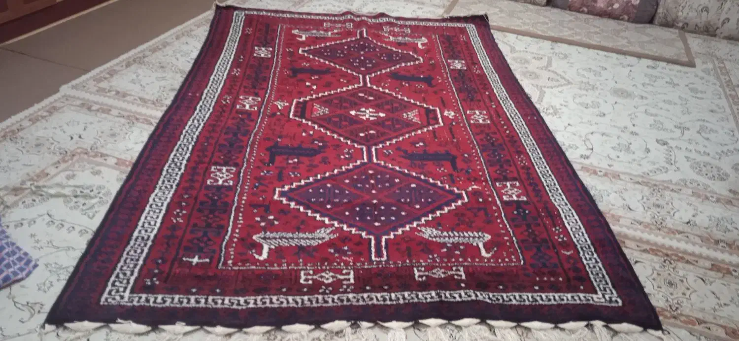 قالی دست بافت بختیاری 31ساله|فرش|فولادشهر, C1|دیوار