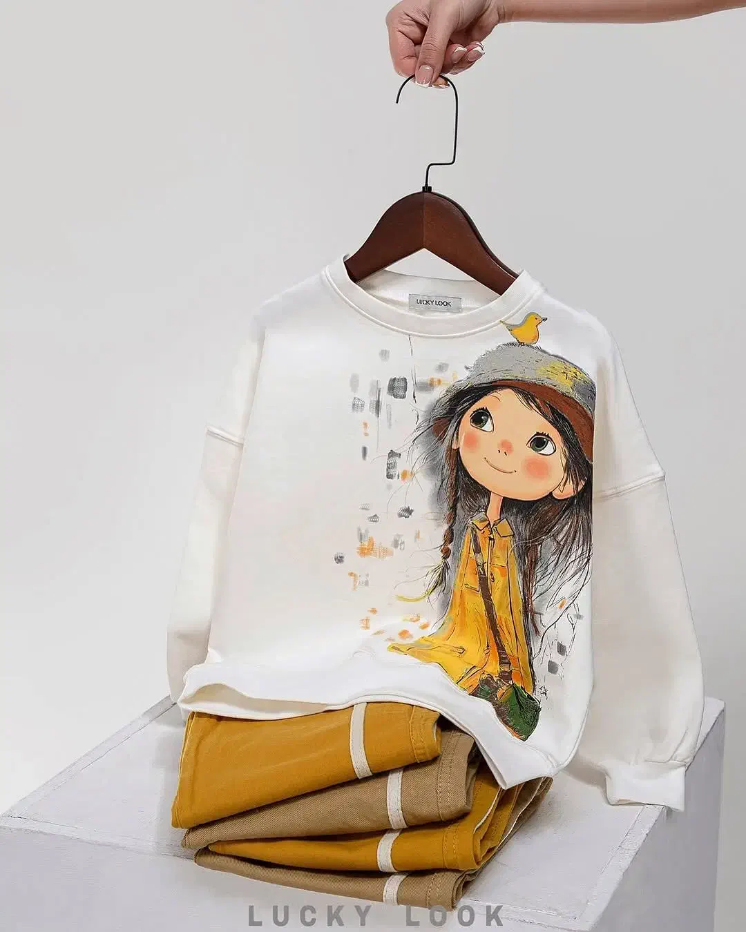 کراپ و شلوار کتان لباس بچه گانه|کفش و لباس بچه|کرج, دهقان ویلا|دیوار