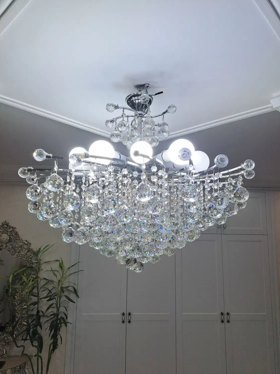 لوستر|لوستر و چراغ آویز|لالجین, |دیوار