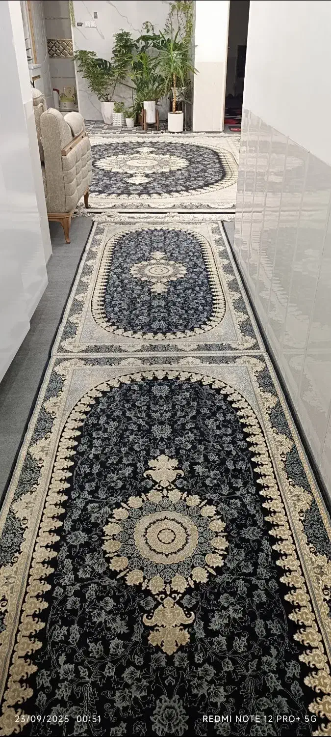 دوتخته فرش 12متری ویک کناره 4متری|فرش|لار, |دیوار