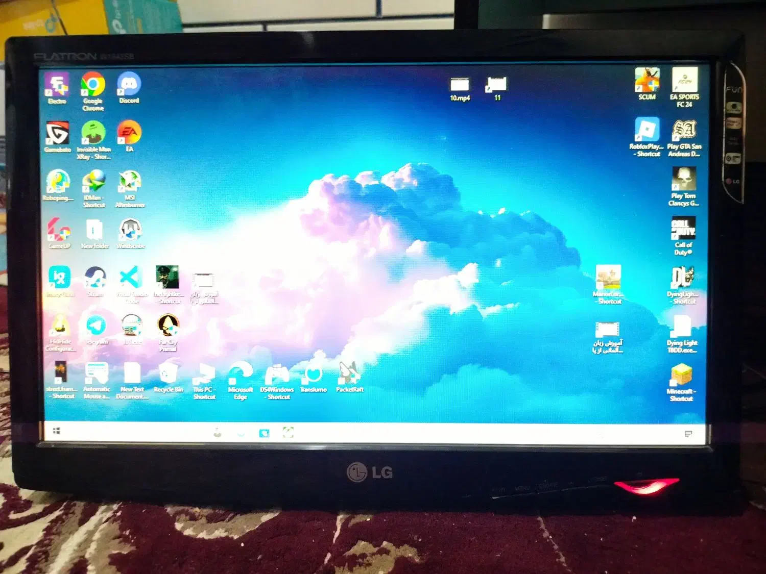 مانیتور lg 19 اینچ|قطعات و لوازم جانبی رایانه|بندر ماهشهر, |دیوار