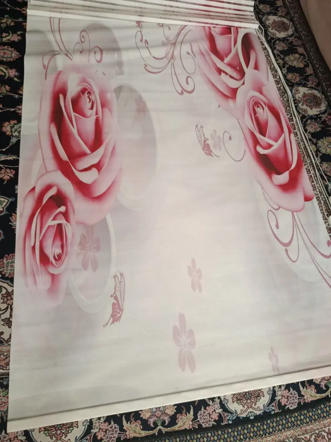 پرده زبرا سه بعدی کاملا نو و سالم|پرده، رانر، رومیزی|قزوین, |دیوار