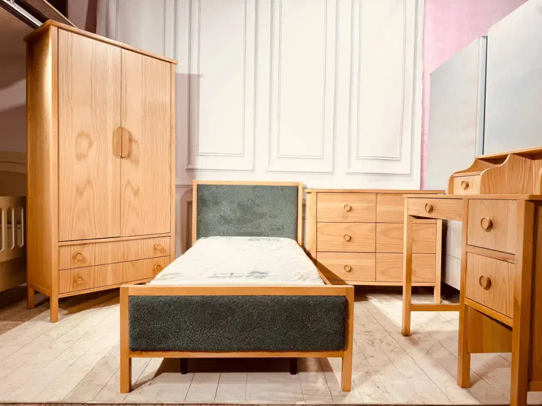 سیسمونی  ست کامل تخت و کمد دراور & کودک نوجوان|تخت و صندلی بچه|خمینی‌شهر, |دیوار