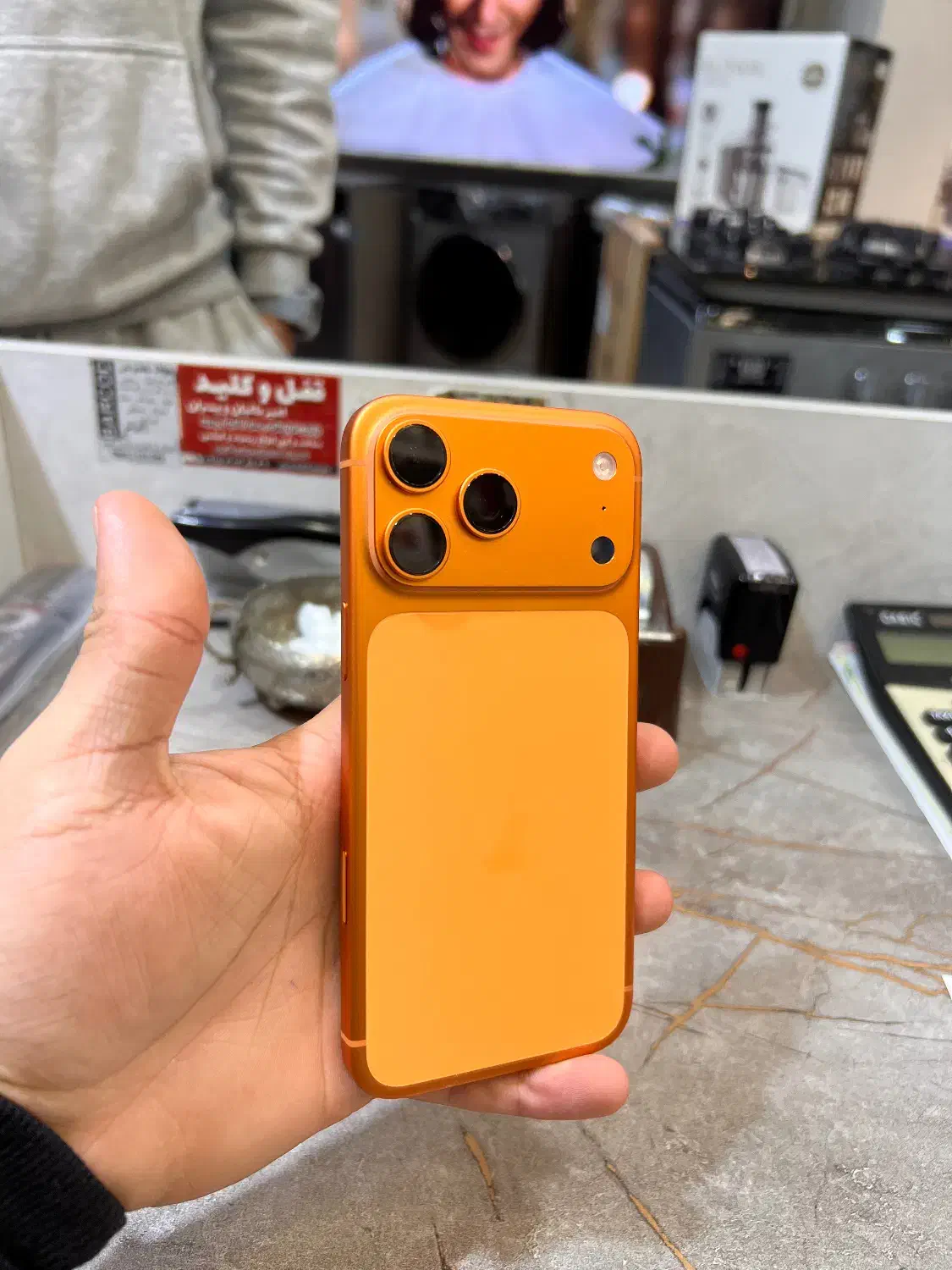 آیفون16پرومکس ۲۵۶ اک با گارانتی شرکتی چکی|موبایل|مشهد, شریف|دیوار