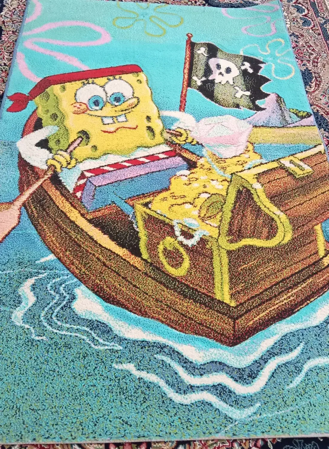 گلیم فرش اناق کودک|گلیم، جاجیم، گبه|تویسرکان, |دیوار