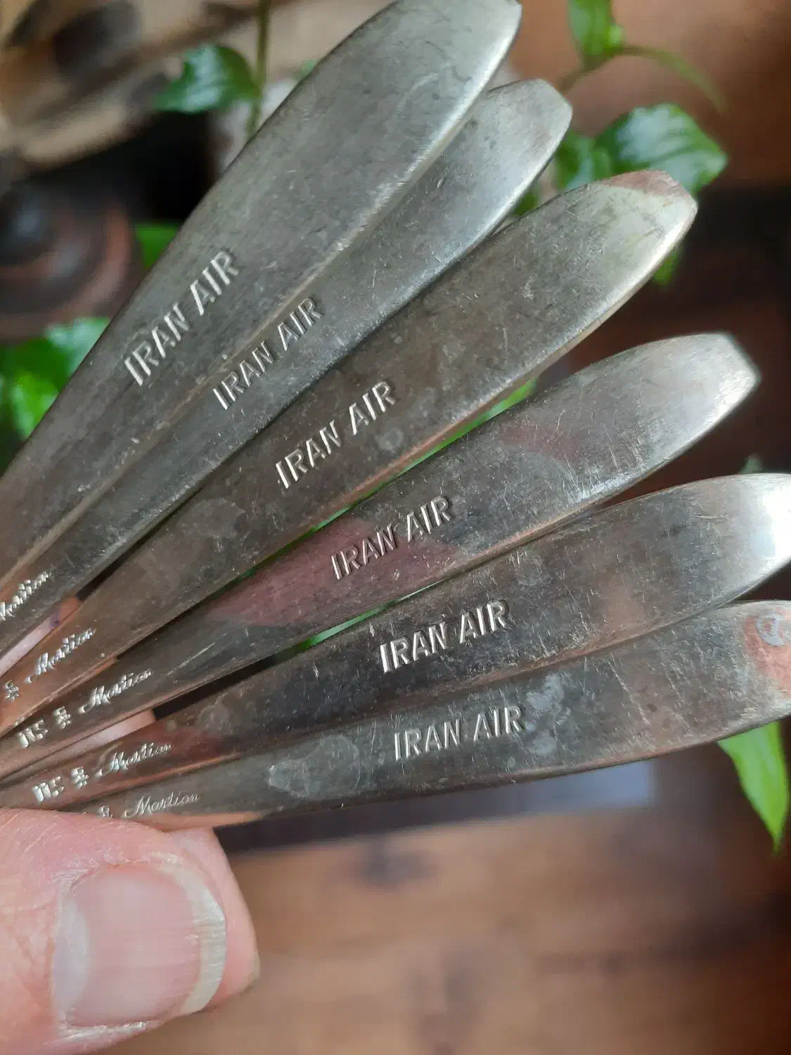 یک دست قاشق کلکسیونی متعلق به شرکتIRAN AIR|کلکسیون اشیاء عتیقه|تهران, دبستان|دیوار