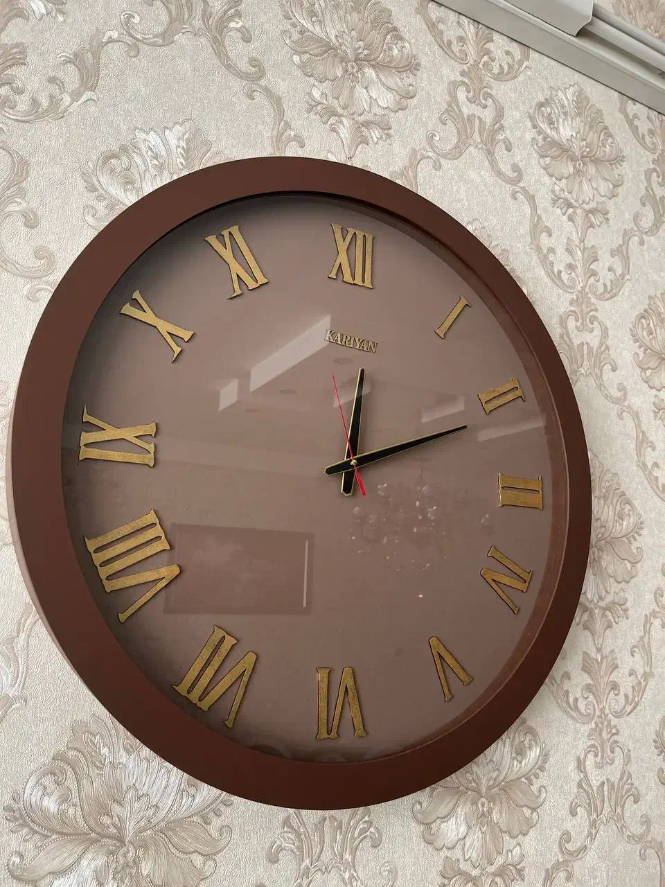 ساعت دیواری چوبی کادو هدیه جهیزیه جهاز روز مادر زن|ساعت دیواری و تزئینی|مشهد, هنرور|دیوار