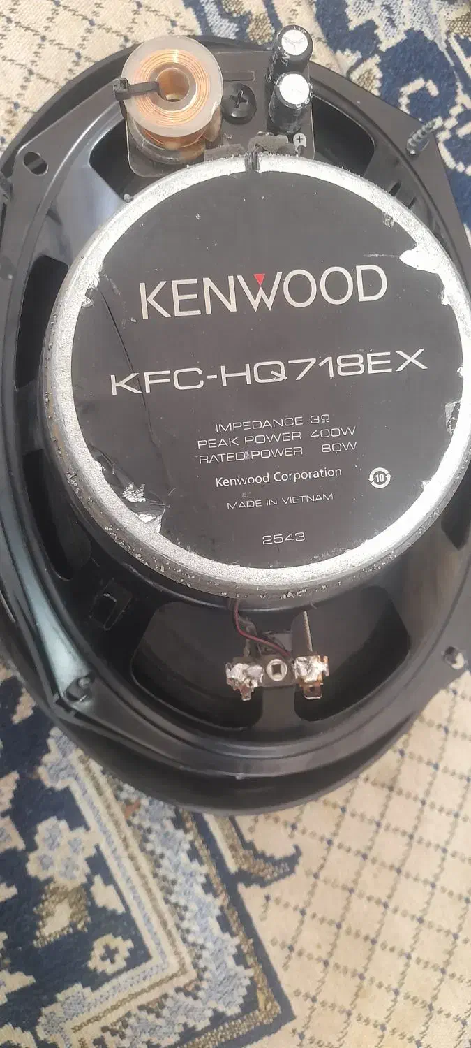 دو عدد باند اصلی کنوود ۷۱۸ و یک عدد آمپلی ۸۶۲۰ نو|صوتی و تصویری|بافت, |دیوار