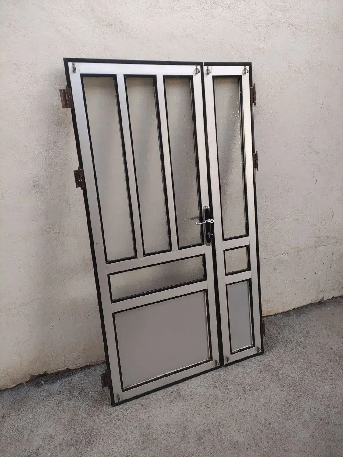 درب آلومینیومی بدون چارچوب|مصالح و تجهیزات ساختمان|گمیشان, |دیوار