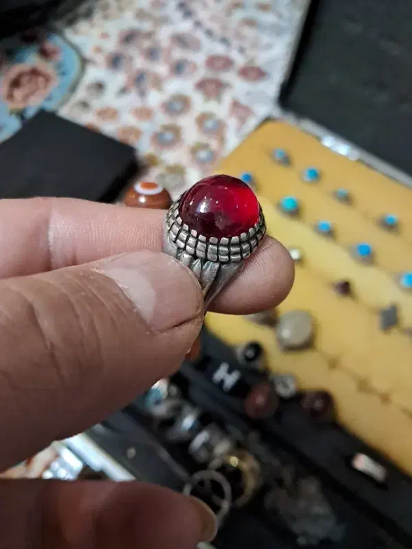 انگشتر نقره قدیمی|جواهرات|رشت, کوی حسینی|دیوار