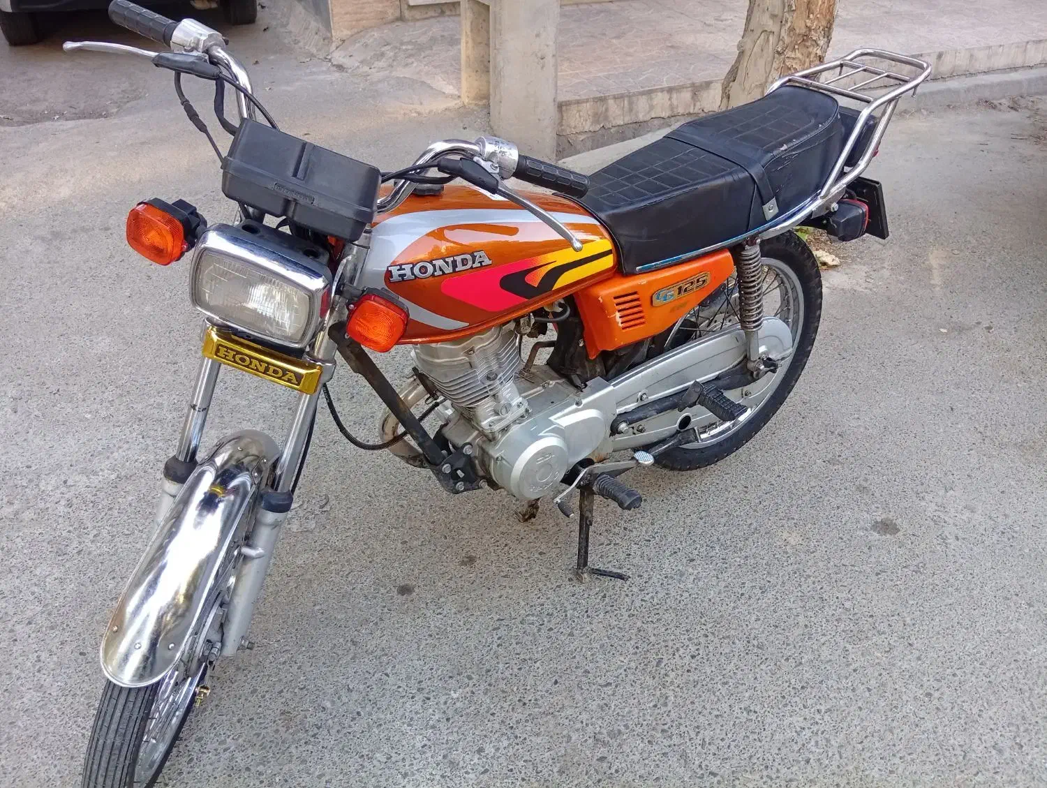 هندا125مزایده ای مدل86ترتمیزسالم سلامت|موتورسیکلت|باغستان, |دیوار