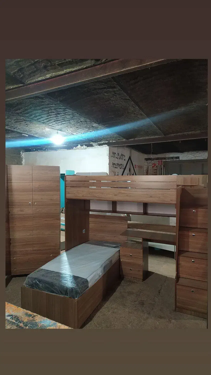 تخت دوطبقه سهند|تخت و سرویس خواب|ماهدشت, |دیوار