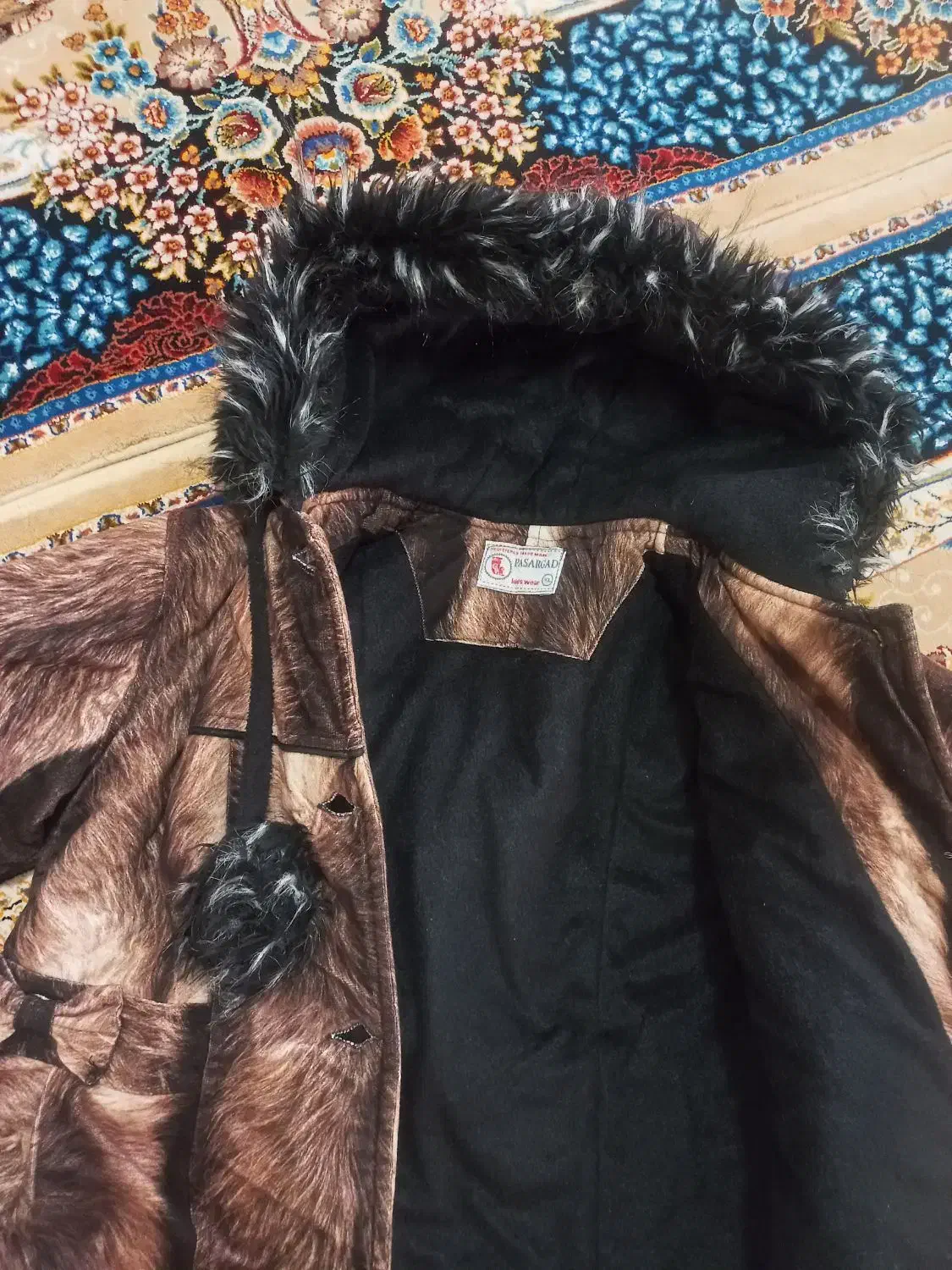 پالتو دخترانه در حد نو سایز xl|لباس|میانه, |دیوار