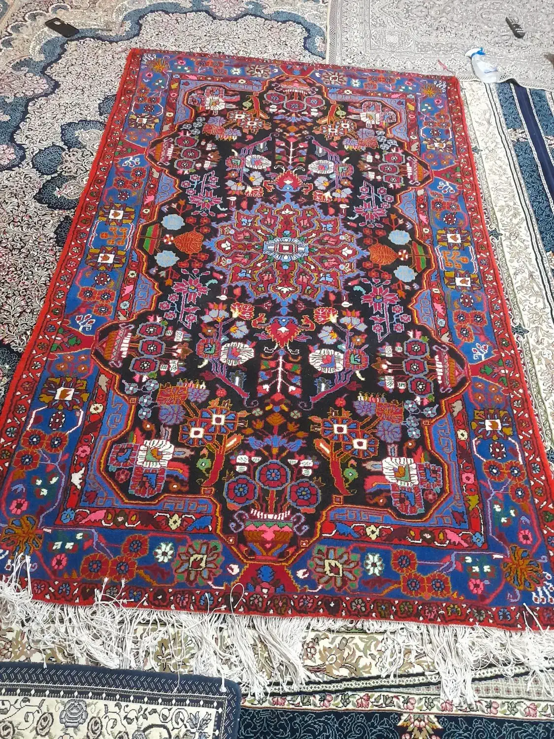 قالی دست بافت|فرش|نهاوند, |دیوار