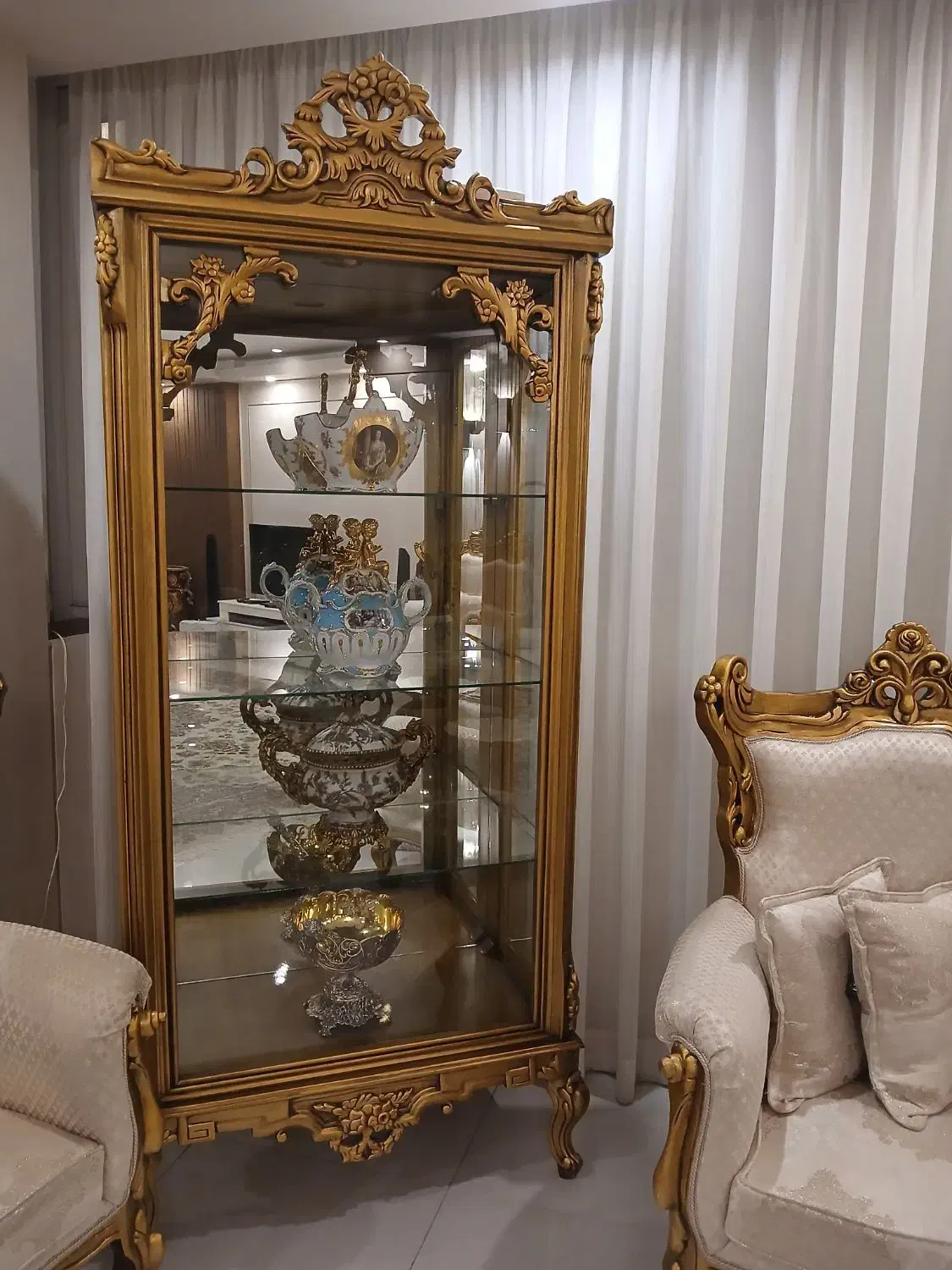 گنجه|بوفه، ویترین، کنسول|مشهد, چهارچشمه|دیوار