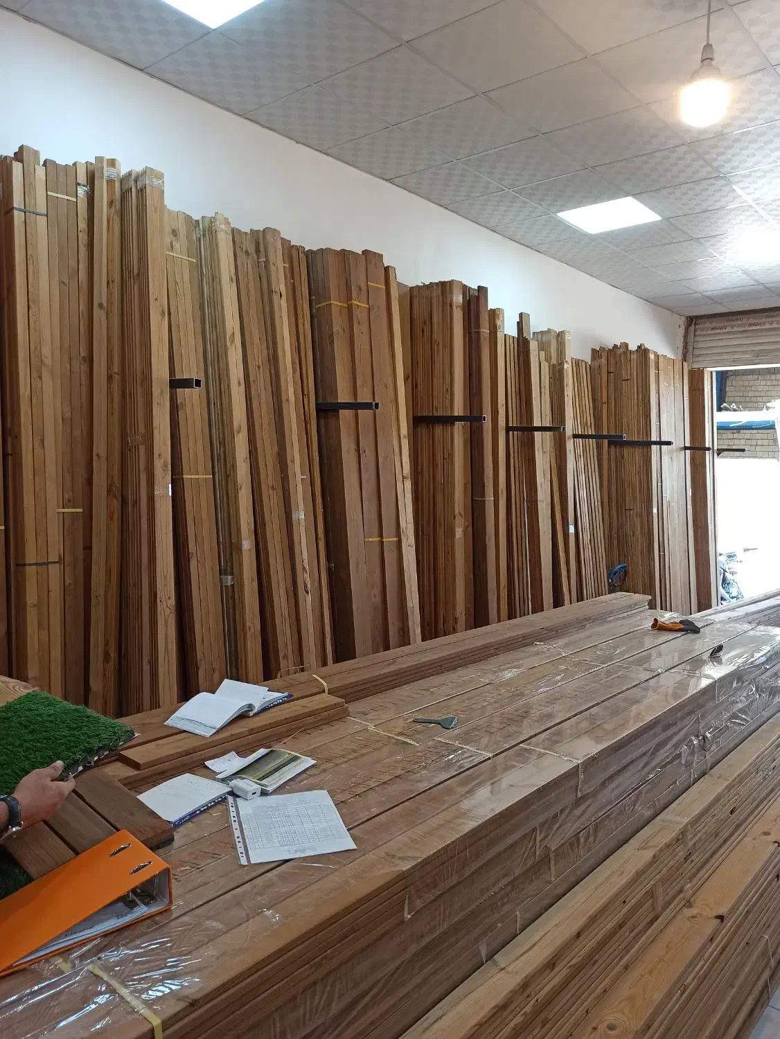 فروش عمده چوب ترمو نما دکوراتیو بدون واسطه|عمدهفروشی|مشهد, کشاورز|دیوار