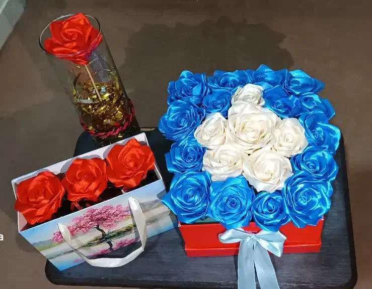 باکس گل رز جاودان|گل مصنوعی|تهران, کیانشهر|دیوار