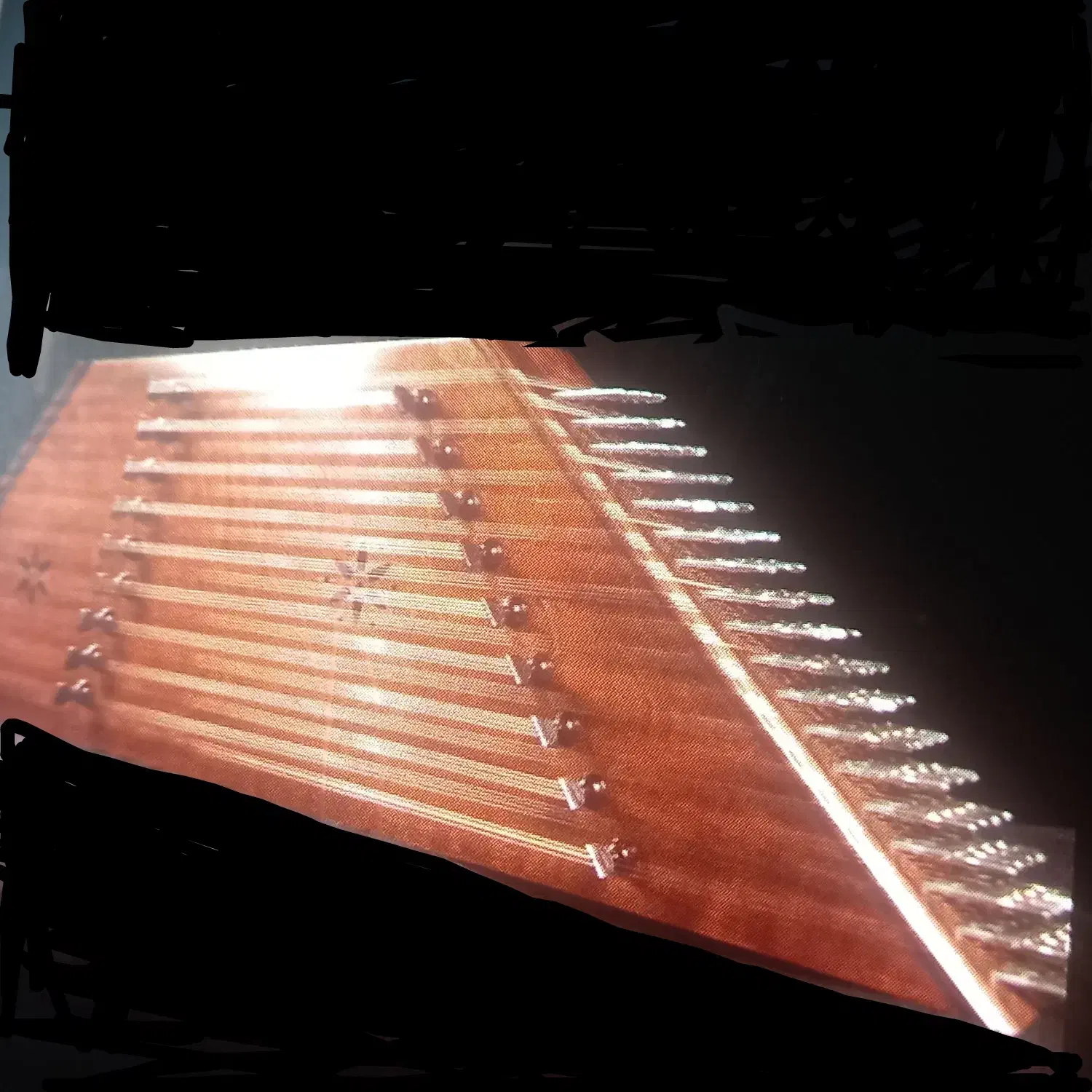 سنتور چوب گردو با لوازم کامل|سازهای سنتی|اسلام‌شهر, شهرک سعیدیه|دیوار