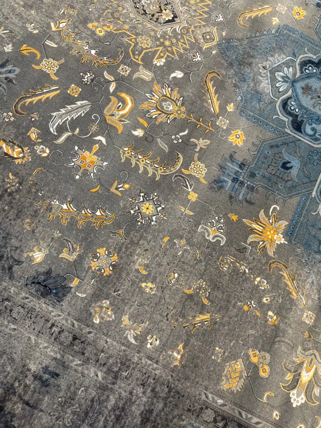 فرش هریس طوسی آبی تخفیفی|فرش|تهران, هروی|دیوار