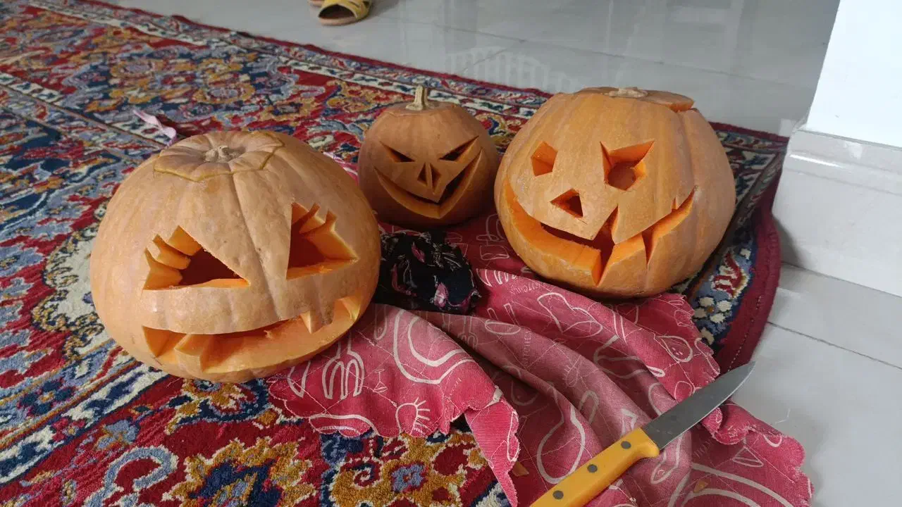 کدو های هالووین|صنایع دستی و سایر لوازم تزئینی|رشت, توشیبا|دیوار