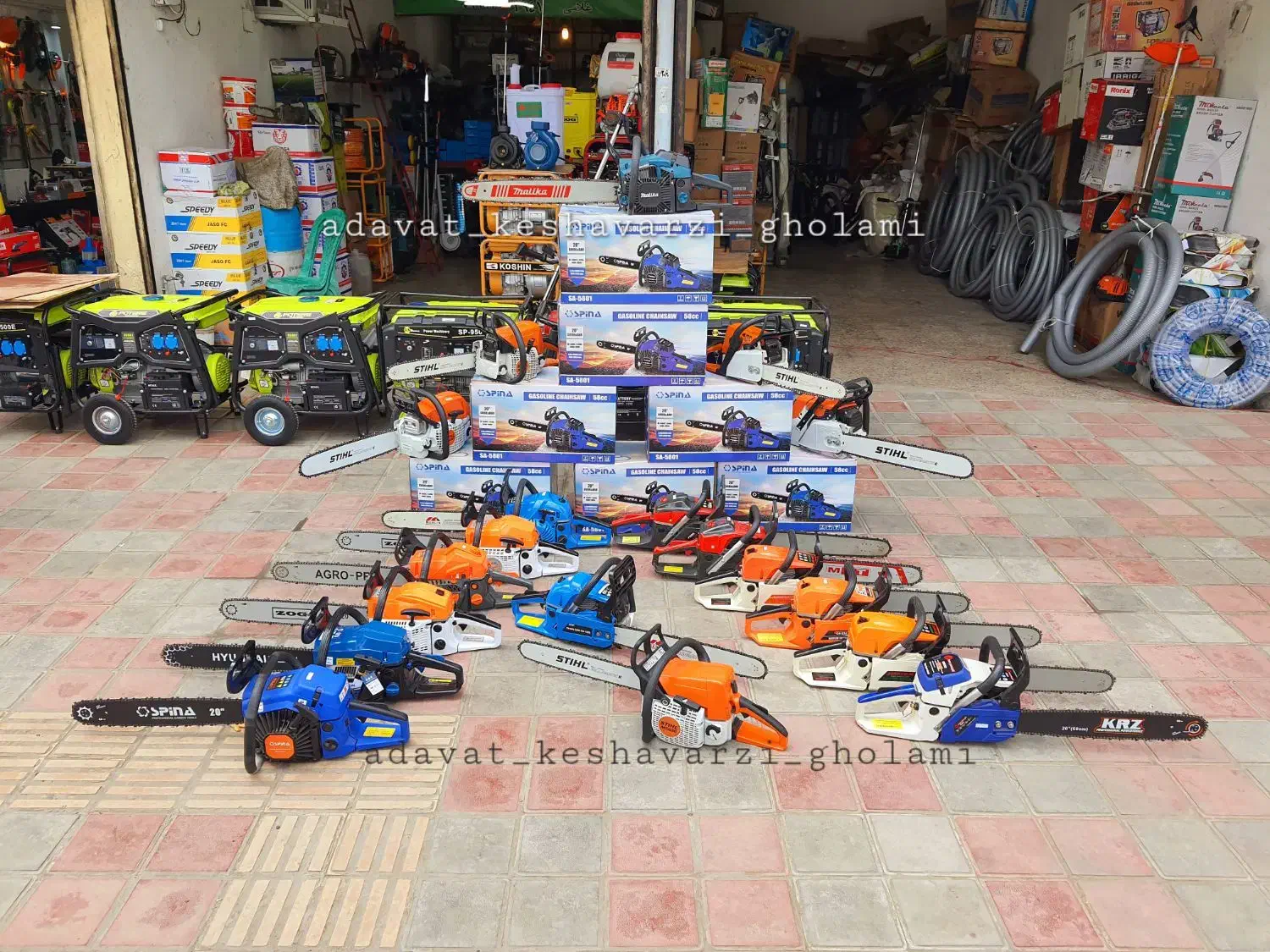 اره موتوری حرفه ایی اشتیل موتور دریل برق هرکولس|ابزارآلات|رشت, بلوار گیلان|دیوار