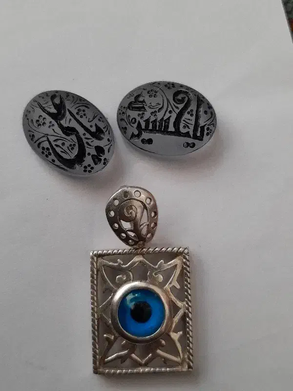 پلاک گردنی و نگین دُر خطی|جواهرات|اهواز, زیتون کارمندی|دیوار