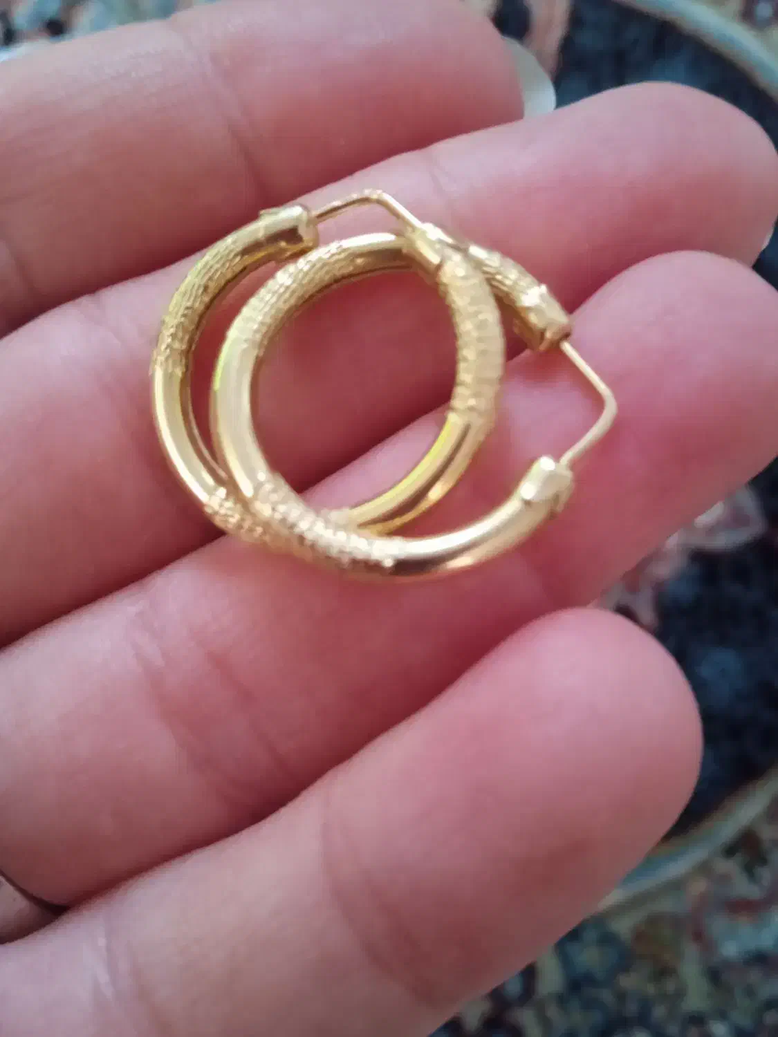 گوشواره حلقه ای نونونونو|جواهرات|تهران, بریانک|دیوار