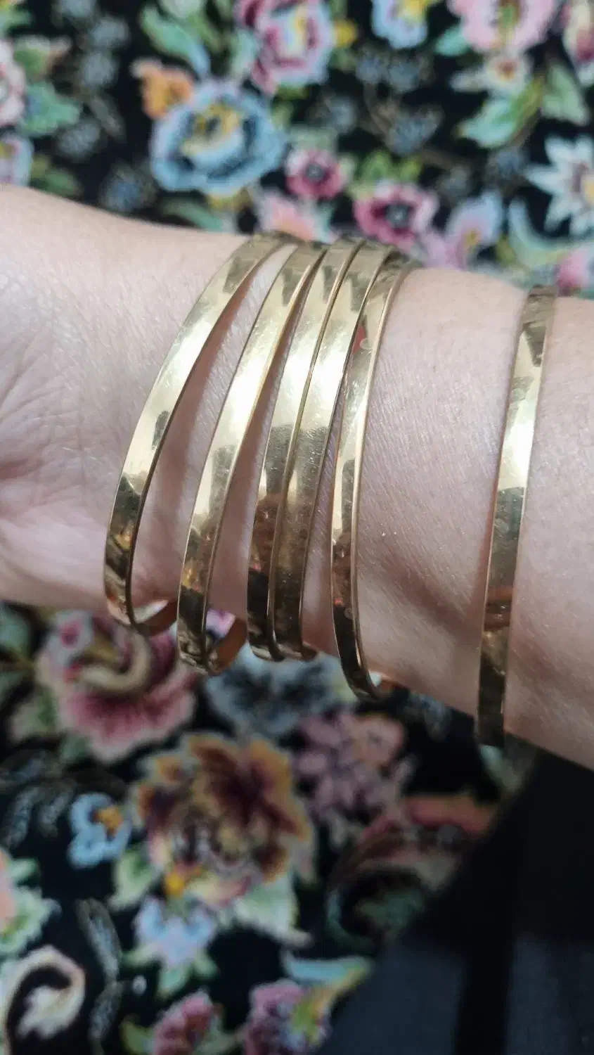 ۶ تا النگو آینه ای سایز ۲ بزرگ|جواهرات|ورامین, ورامین|دیوار