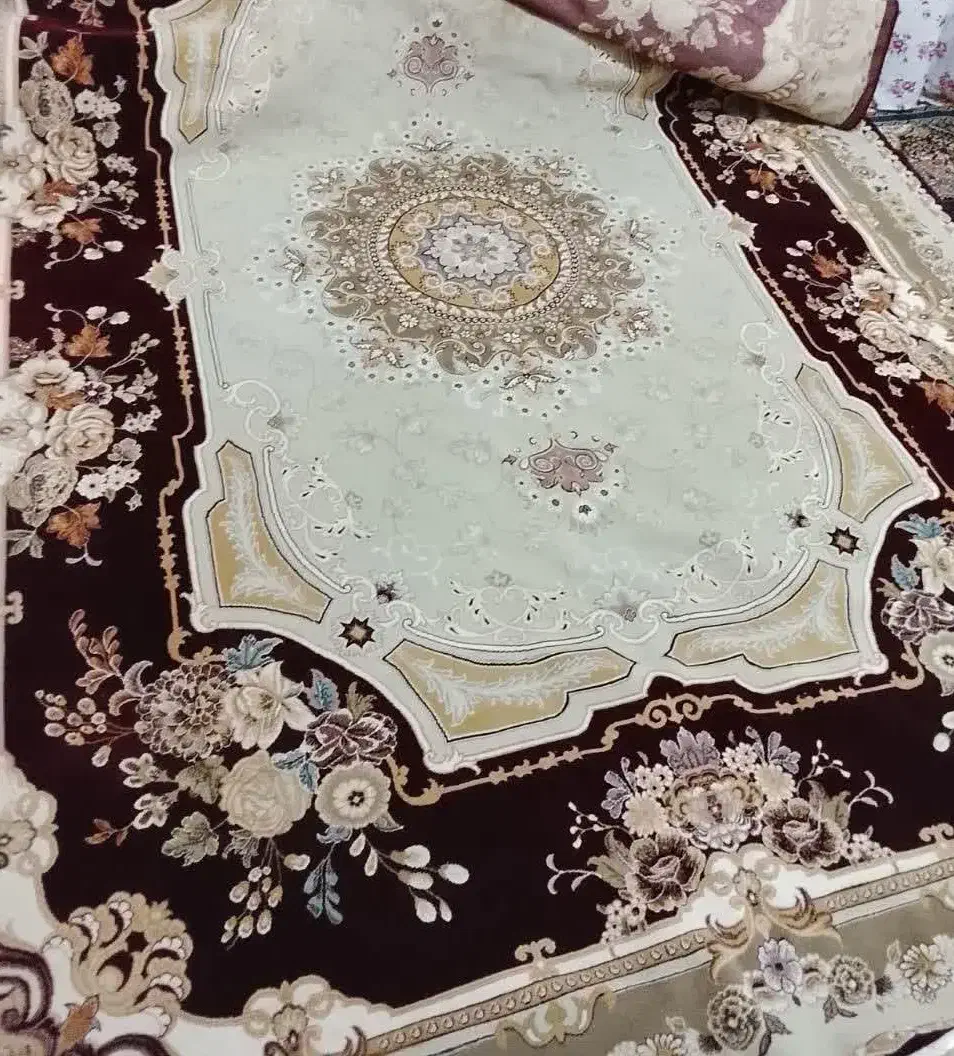 ۲ عددفرش ۱۲ متری ۵۰۰ شانه تراکم ۱۲۰۰|فرش|سرخنکلاته, |دیوار