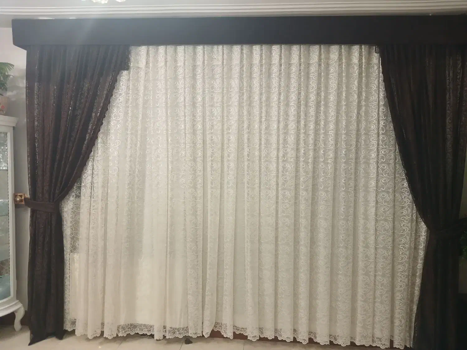 پرده|پرده، رانر، رومیزی|شیراز, شهرک جماران|دیوار