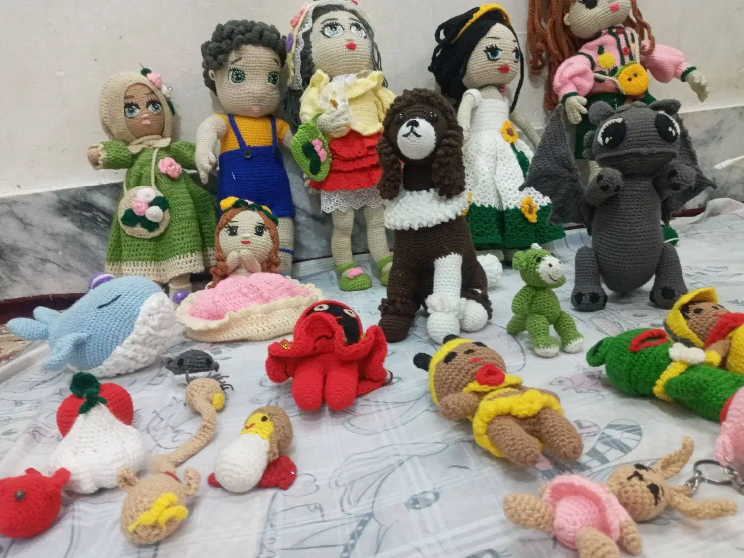 عروسک بافتنی|اسباب‌‌بازی|مشهد, ایثار|دیوار