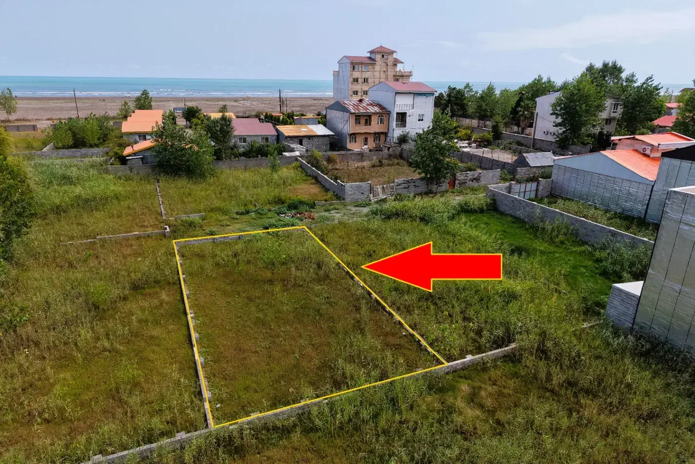 زمین ساحلی درمنطقه شرقگیلان نگینی در سواحل خزر|فروش زمین و ملک کلنگی|رشت, خواهر امام|دیوار