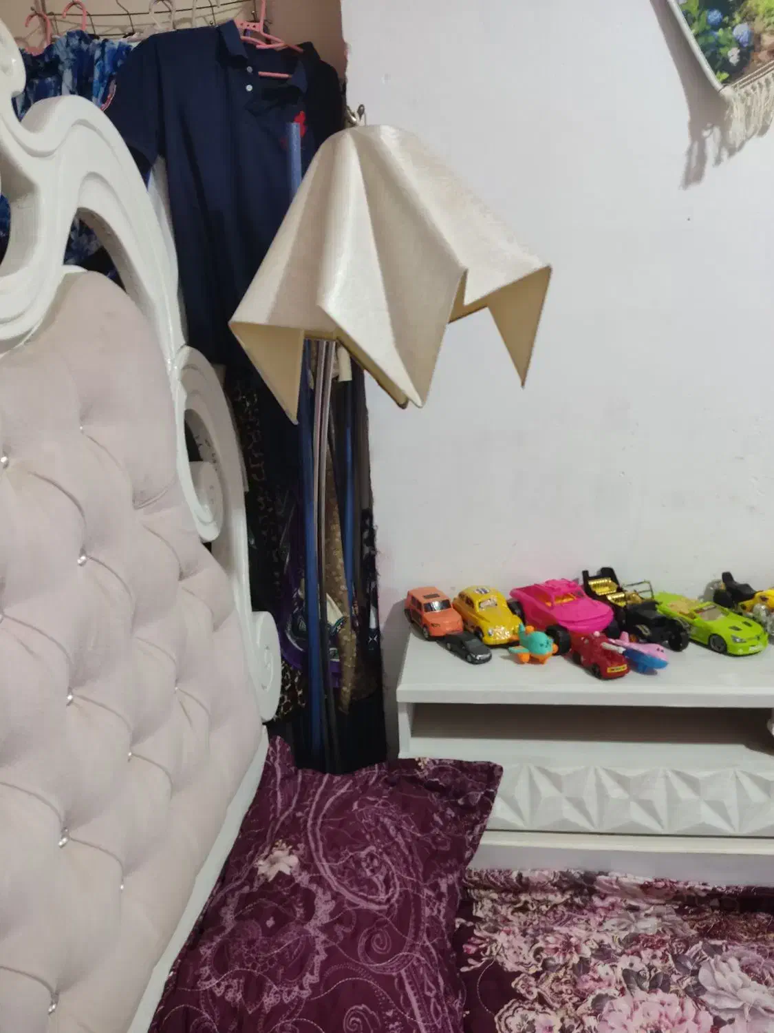 آباژور سفید|چراغ خواب و آباژور|کرمان, |دیوار