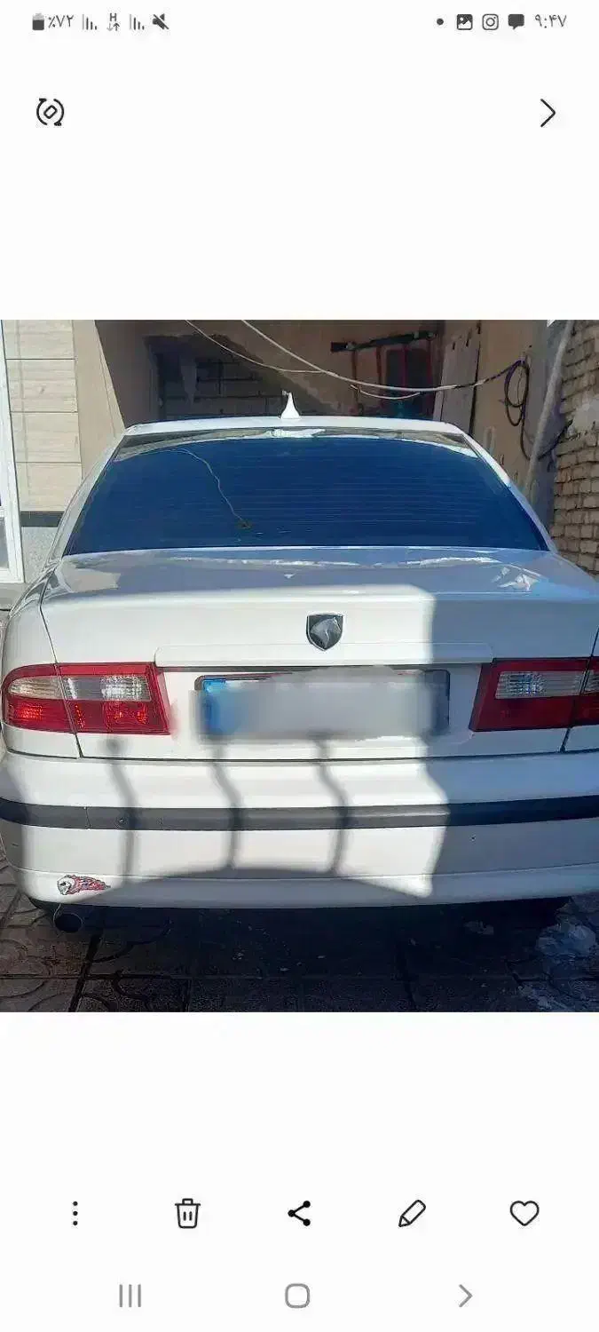 سمند ال ایکس دوگانه فابریک ۸۹|خودرو سواری و وانت|لنجان, |دیوار