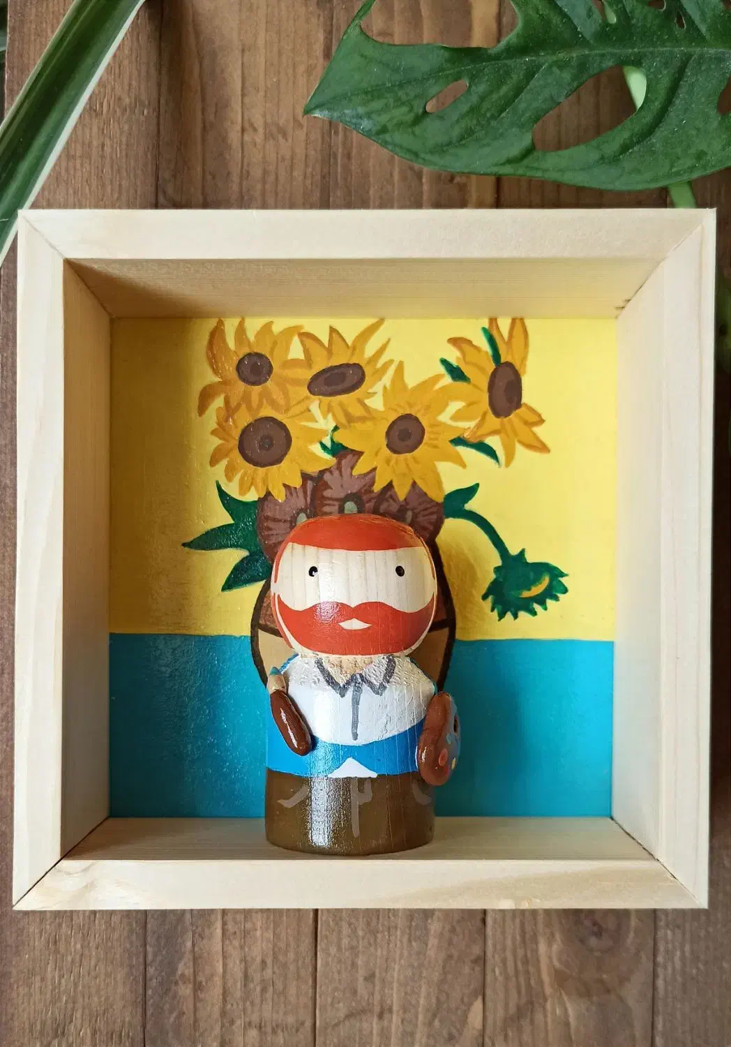 کاراکتر چوبی مینیمال/دستساز|مجسمه، تندیس، ماکت|کرج, عظیمیه|دیوار