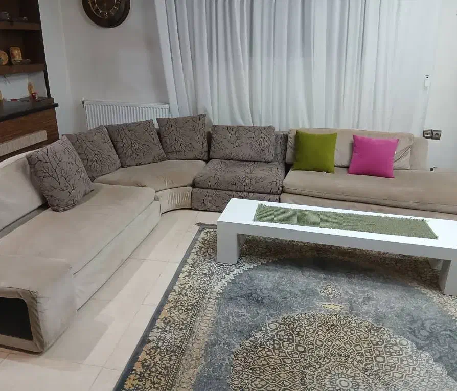 فروش مبل ال با پارچه مخمل|مبلمان خانگی و میز عسلی|شاهین‌شهر, عطار|دیوار