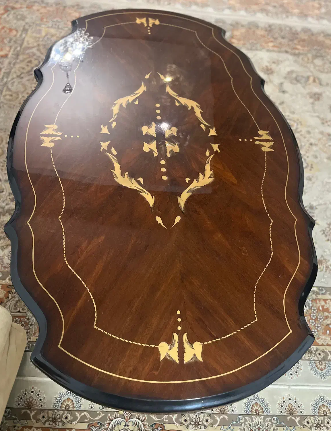 میز ناهار خوری شش نفره صفحه فرانسوی|میز و صندلی غذاخوری|اسلامشهر, شهرک سالور|دیوار