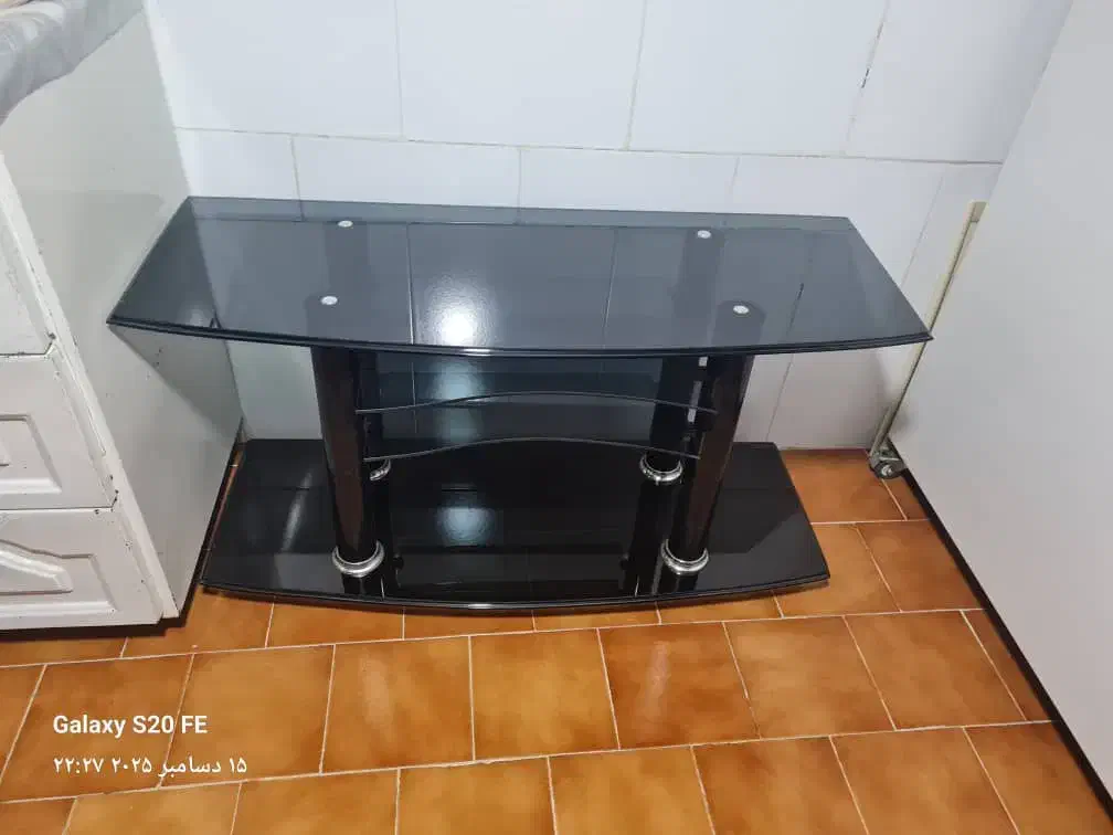 میز شیشه ای تلویزیون|میز تلویزیون|اسکو, |دیوار