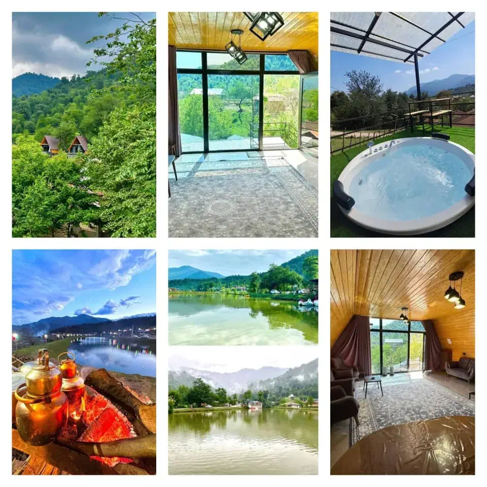 اجاره کلبه جنگلی. استخر داره.جکوزی داره  ماسال|اجارهٔ کوتاه‌مدت ویلا و باغ|ماسال, |دیوار